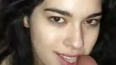 Sexy Girl Sucking a Thick Cock