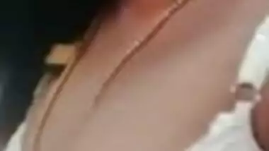 Wife showing boobs to boss for promotion