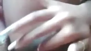 Today Exclusive- Cute Look Desi Girl Showing Her Boobs And Pussy