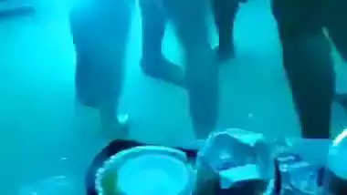 Nude dance of the crazy couples in the foursome