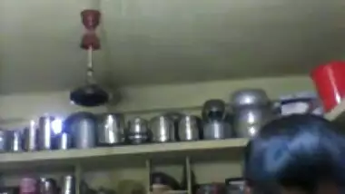 Telegu housewife showing her big boobs on VC