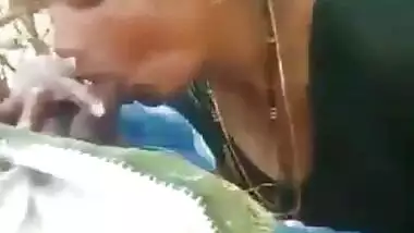 Indian village outdoor blowjob
