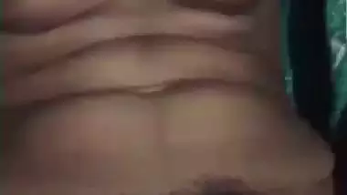 Indian fingering ex-girlfriend video call at night