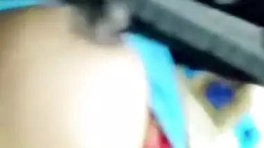 Tattooed Tamil aunty shows big long nipples to lover