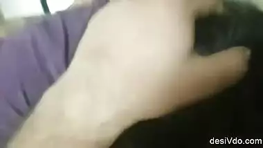 Beautiful girl giving nice blowjob