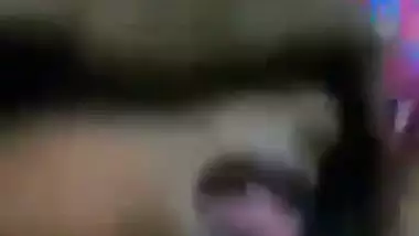 A 19-year-old village girl enjoys a desi threesome