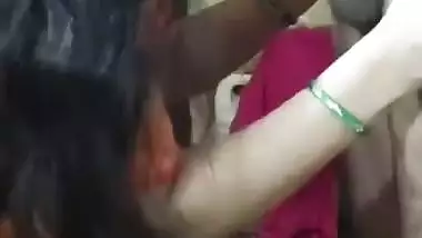 Madurai lady gives a Tamil blowjob to her brother in law