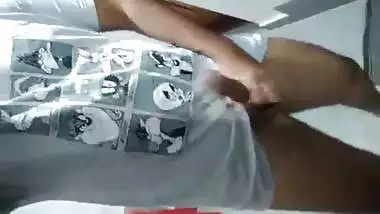 Indian college guy exposing big dick