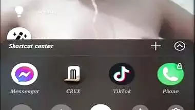 Cute topless bhabhi in bathroom shows small boobs