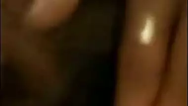 Merged sexy video of Indian hottie Janvi making naked selfie footage