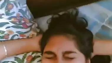 College girl mouth fucking by professor and cum on face